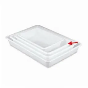 Bac présentation 5L blanc 435 x 285 x 75 mm